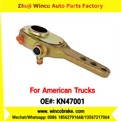 Winco OEM KN47001 New Forged Steel Manual Brake Adjuster 3 Holes 10 Teeth Export to North American Market