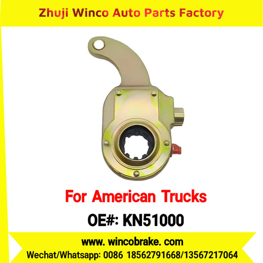 Winco OEM KN51000 Manual Slack Adjuster for American Trucks 1-1/2in with 10 Teeth Brake Systems Accessory