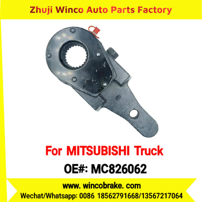 Winco OEM MC826062 Manual Slack Adjuster for Suit to Japanese FUSO FRONT MITSUBISHI Trucks Straight 25 Teeth Spare Parts to Fit Trailer for Southeast Asia Market