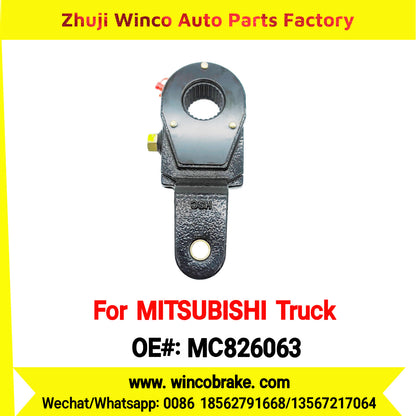 Winco OEM MC826063 Manual Slack Adjuster for Suit to Japanese FUSO FRONT MITSUBISHI Trucks LH 25 Teeth Spare Parts to Fit Trailer for Southeast Asia Market