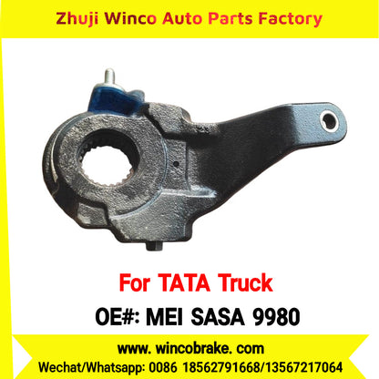 Winco OEM MEI SASA 9980 India Truck Parts New Automatic Brake Slack Adjuster for TATA Truck Brakes Replace MEI SASA 9980 SUIT TO INDIAN TATA TRUCKS
