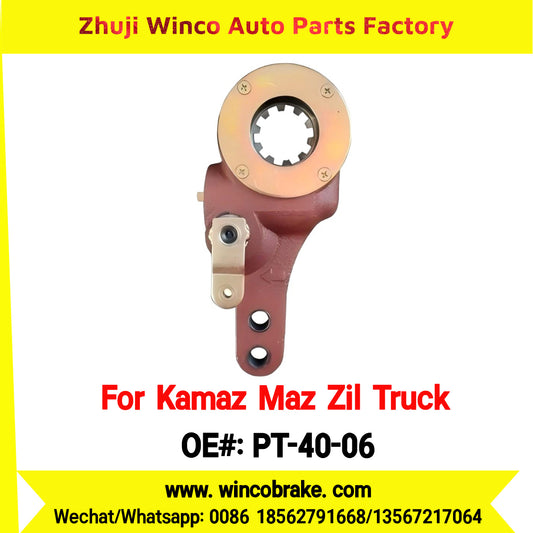 Winco OEM PT-40-06 Automatic Slack Adjuster for LH 10 Teeth Kamaz Maz Zil Truck Russian Heavy Duty