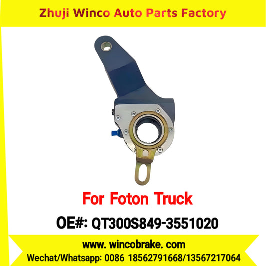 Winco OEM QT300S849-3551020 Automatic Slack Adjuster for Suit to China Qingte Axle Foton Trucks 26 Teeth