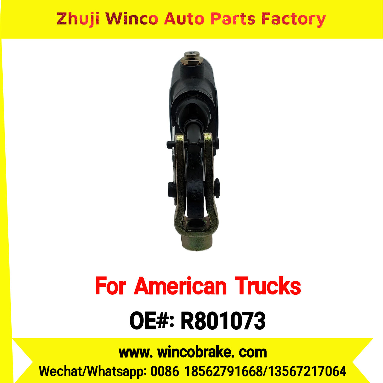 Winco OEM R801073 Export Automatic Slack Adjuster To Replace Meritor For American Trucks International