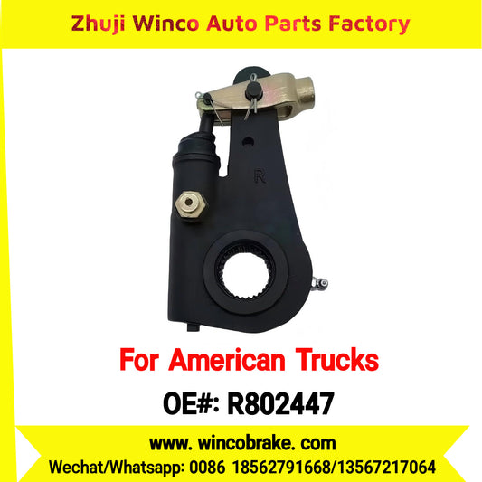 Winco OEM R802447 Export American Truck Automatic Slack Adjuster to Replaces Meritor for Mack Truck/International Truck/Western Star Truck