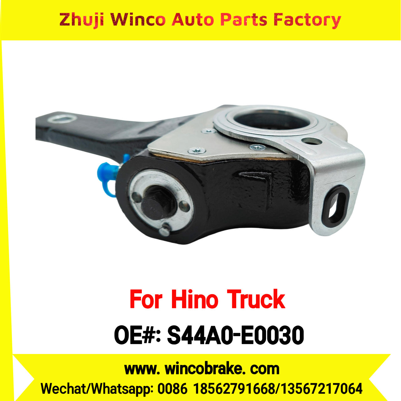 Winco OEM S44A0-E0030 Automatic Slack Adjuster for Suit to Japanese HINO Truck 700 TRUCKS 14 Teeth Spare Parts