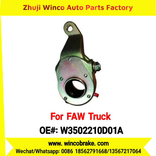Winco OEM W3502210D01A Automatic Slack Adjuster for Suit to China FAW Trucks Jiefang J5 J6 SAIC Hongyan Brake Systems