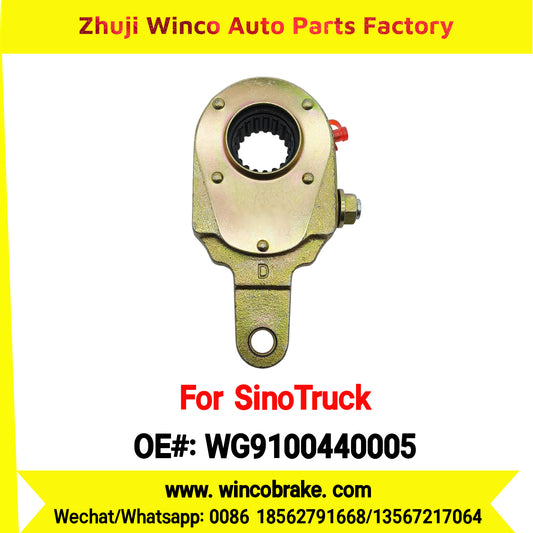 Winco OEM WG9100440005 Brake Slack Adjuster for Suit to China Sinotruck HOWO 371 FRT 19T 38MM
